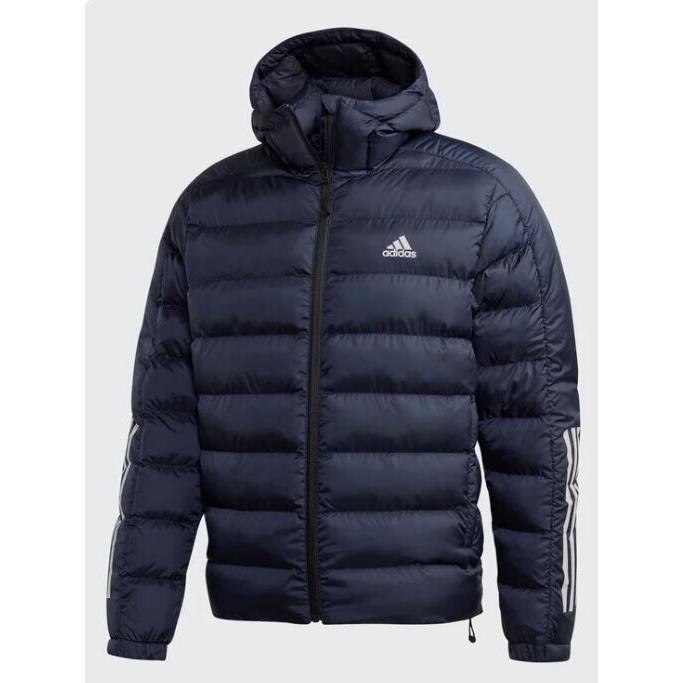 Adidas Itavic 3-Stripes 2.0 Jacket Navy Blue Men`s Large DZ1412