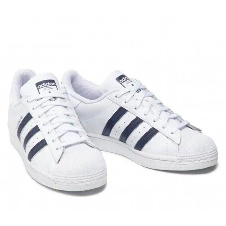 Adidas Originals Superstar GX6320 Men White Athletic Basketball Shoes Sz 19