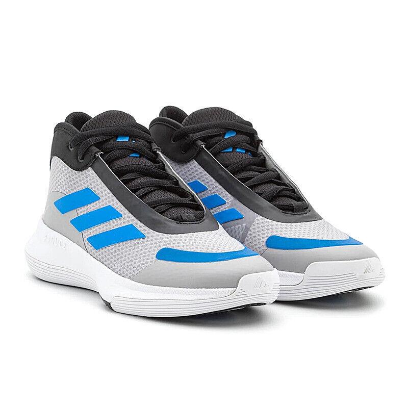 Adidas Bounce Legends Lace Unisex Men Size 7 = Women Size 8 Shoes Grey/blue