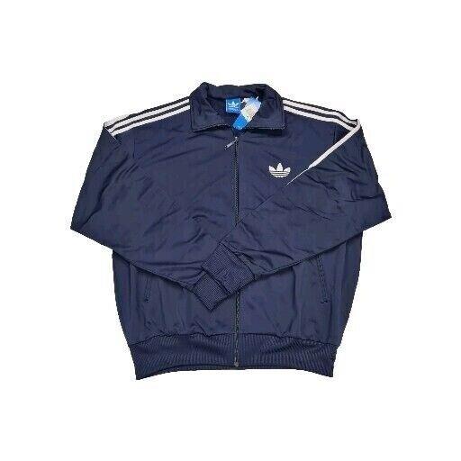 Adidas Men`s Adi Firebird X41207 Tracktop Indigo Track Jacket Blue White Sz 2XL