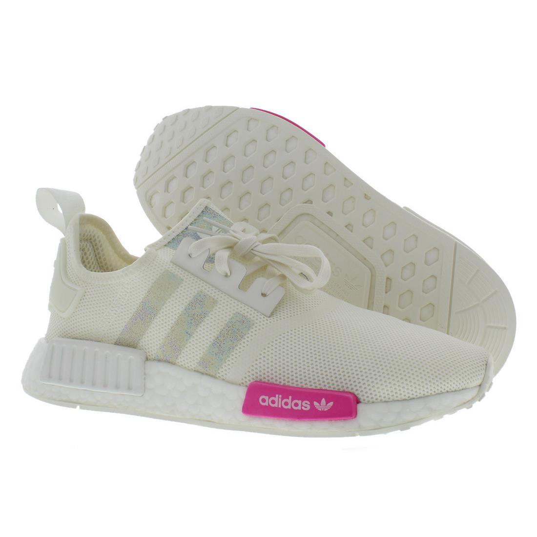 Adidas Originals Nmd_R1 J Boys Shoes Size 7 Color: Off-white/pink