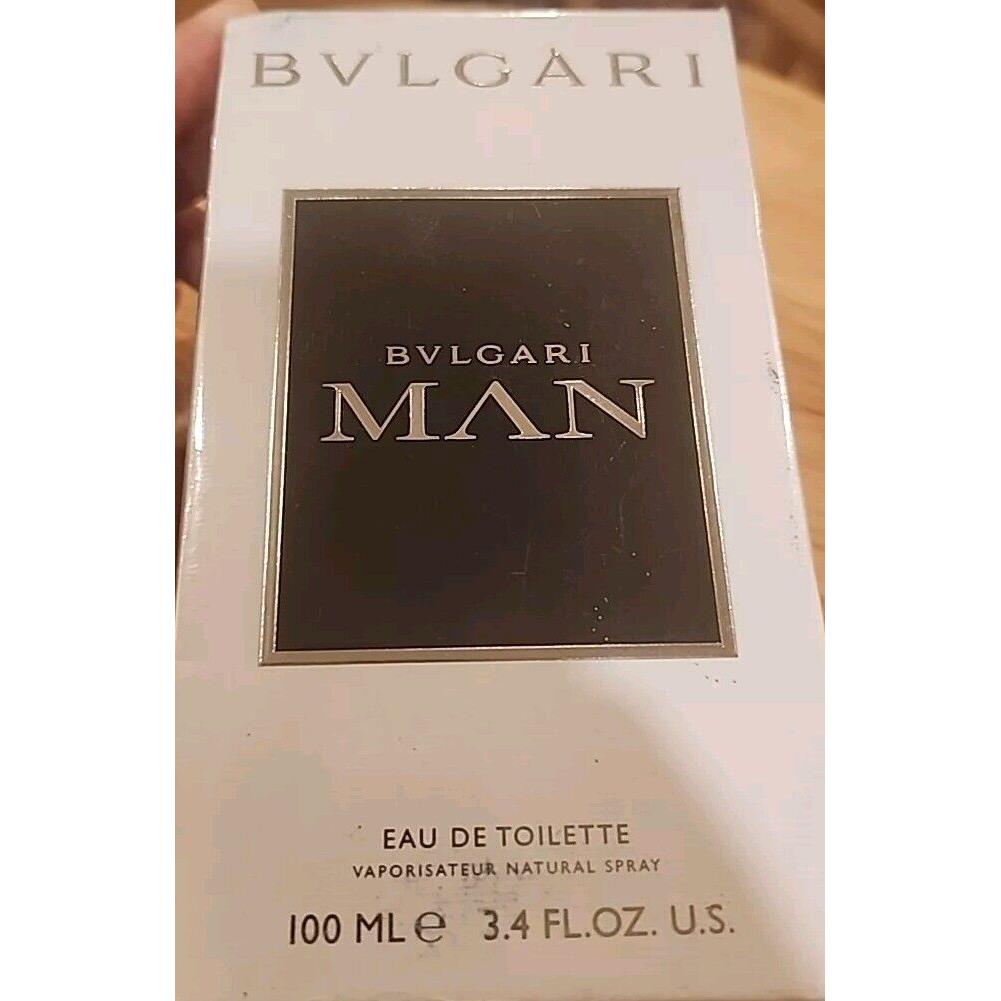 Bvlgari Man by Bvlgari Eau de Toilette Spray 3.4 oz Rare