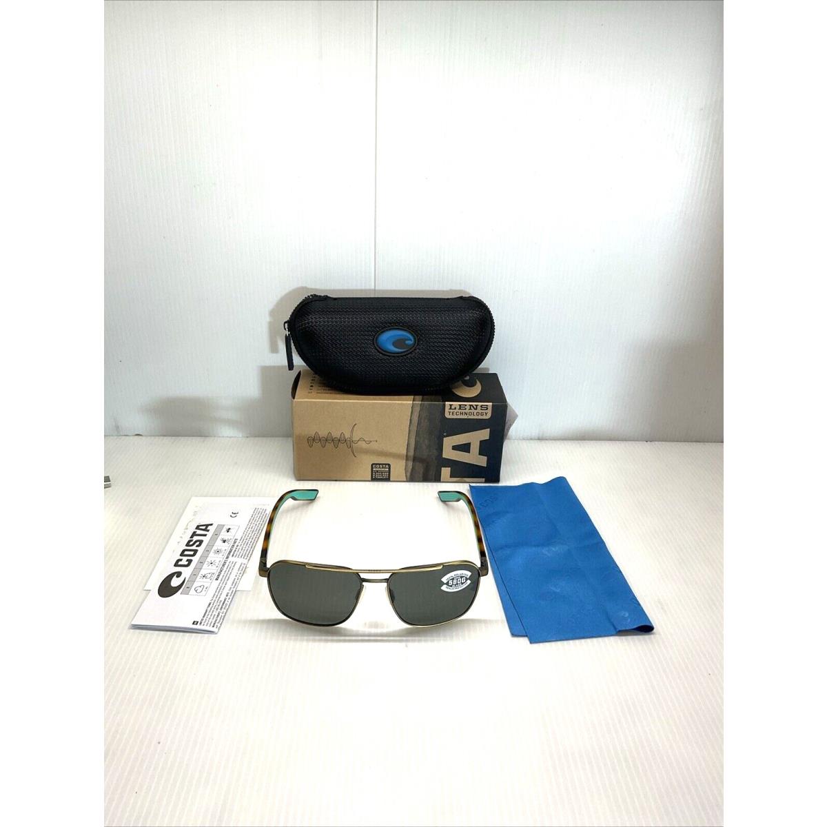 Costa Del Mar Sunglasses Square Frame Green Lenses Wader