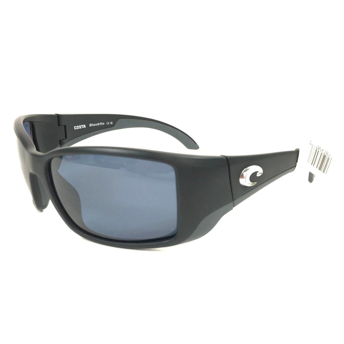 Costa Sunglasses Blackfin 06S9014 901402 Matte Black Frames Gray Polarized 580P