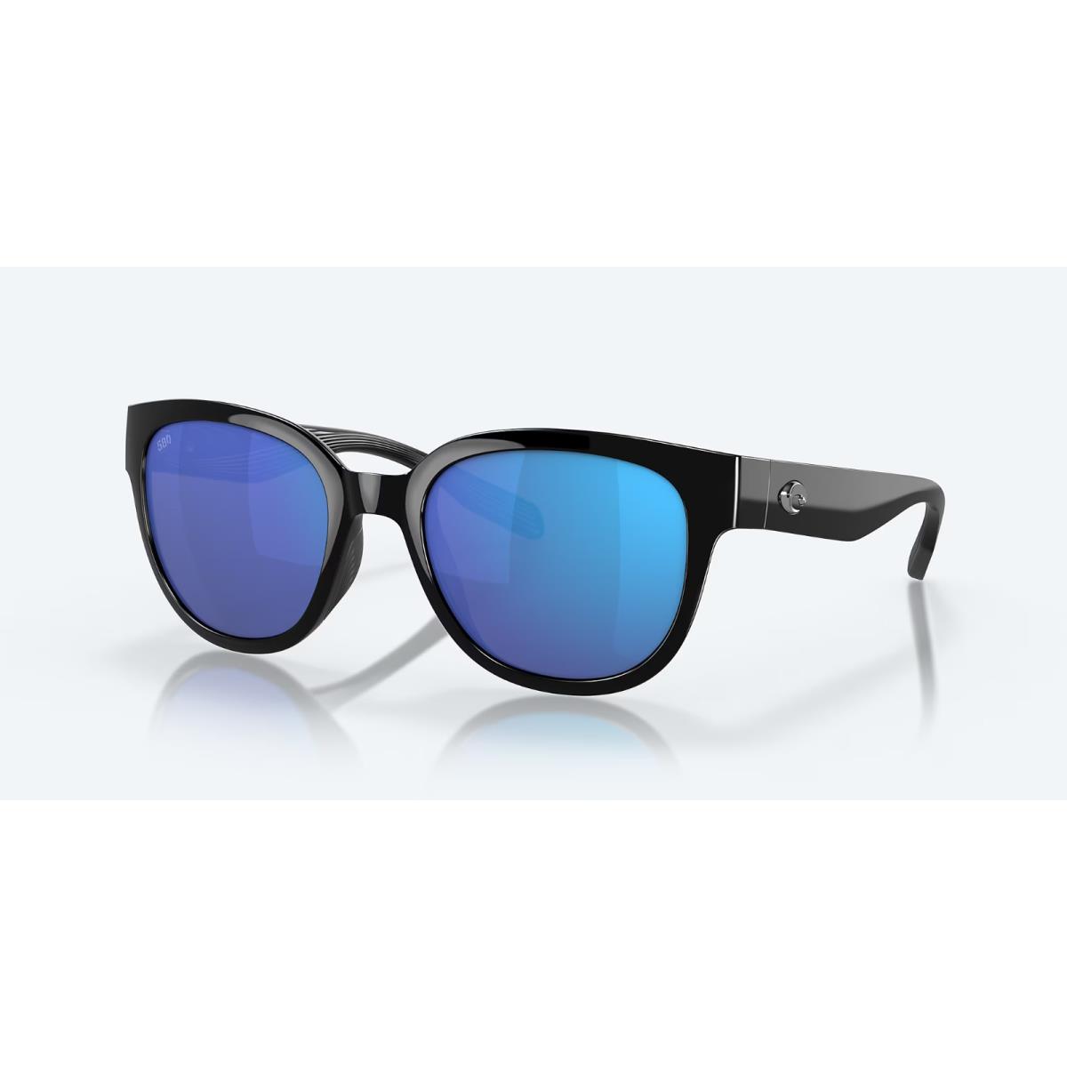 Costa Del Mar Salina Women`s Sunglasses Black Frame/blue 580G Glass Lens