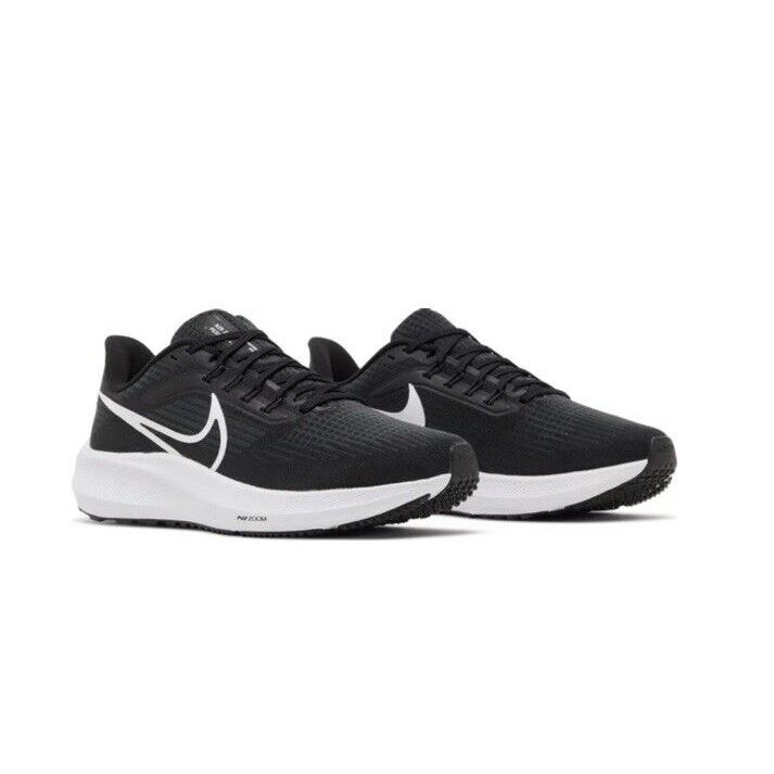 Nike Men Air Zoom Pegasus 39 Running Training Shoes Black/white DH4071-001 Size 8 - Black/White