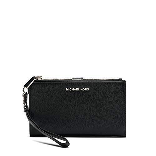 Michael Kors Double Zip Wristlet Black One Size