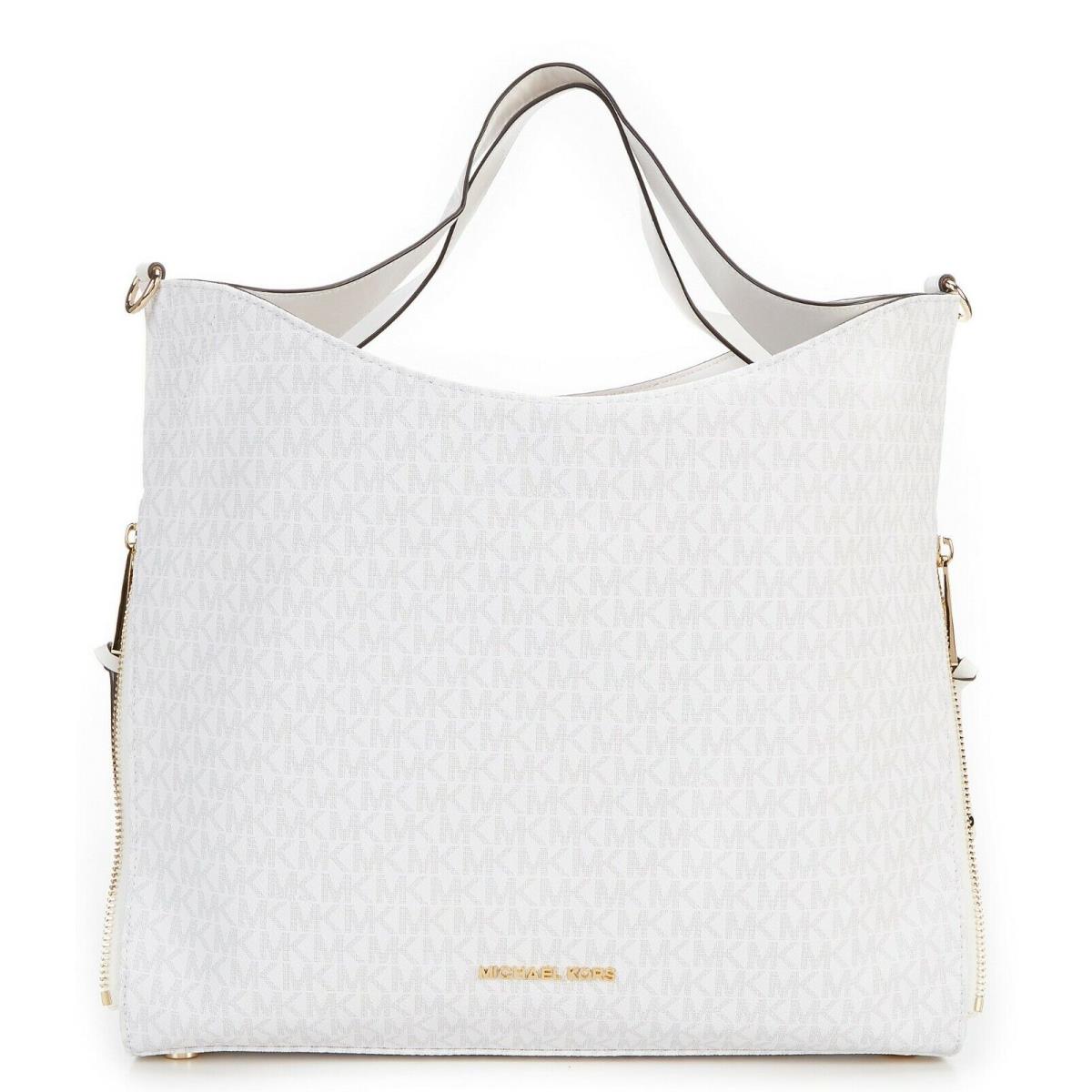 Kors Devon Shoulder White Tote Purse B8522