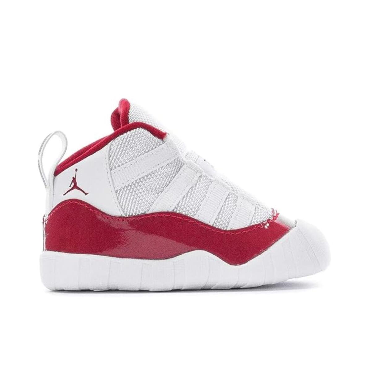 Nike Jordan 11 Crib Bootie White/varsity Red-black CI6165-116 Toddler