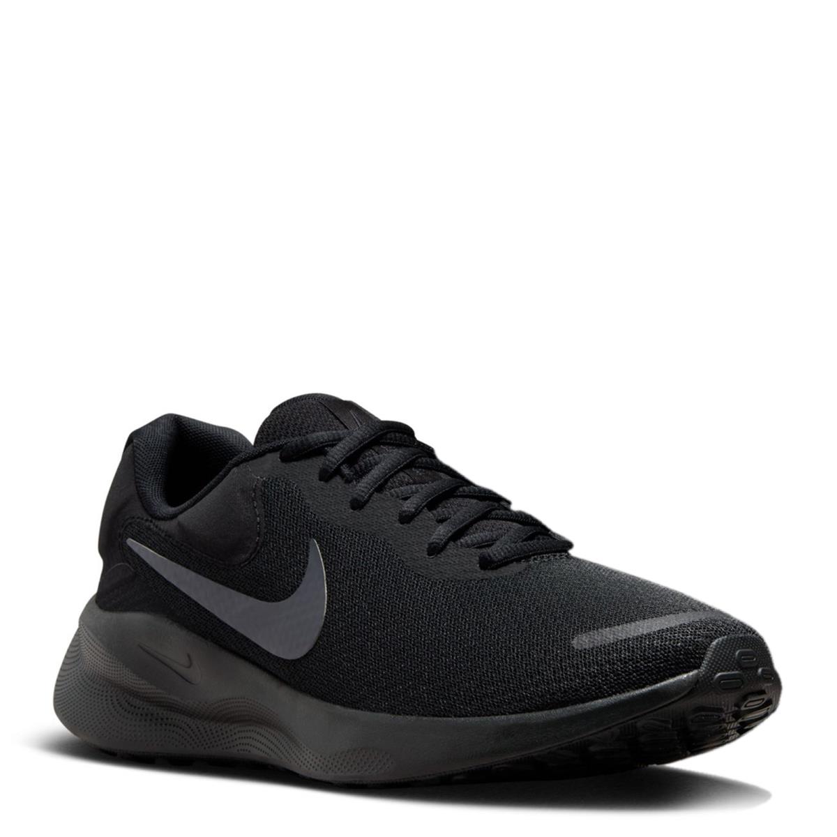 Men`s Nike Revolution 7 Running Shoe FB2207-005 Black/off Noir Mesh