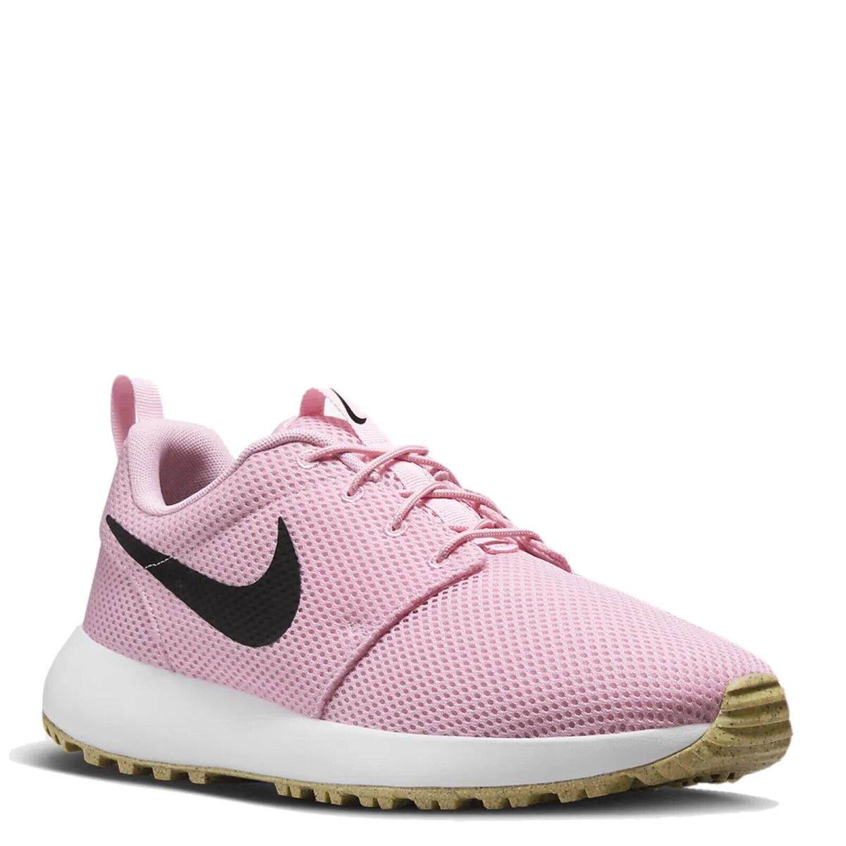 Women`s Nike Roshe G Next Nature Golf Shoe DV1202-601 Pink/black Mesh