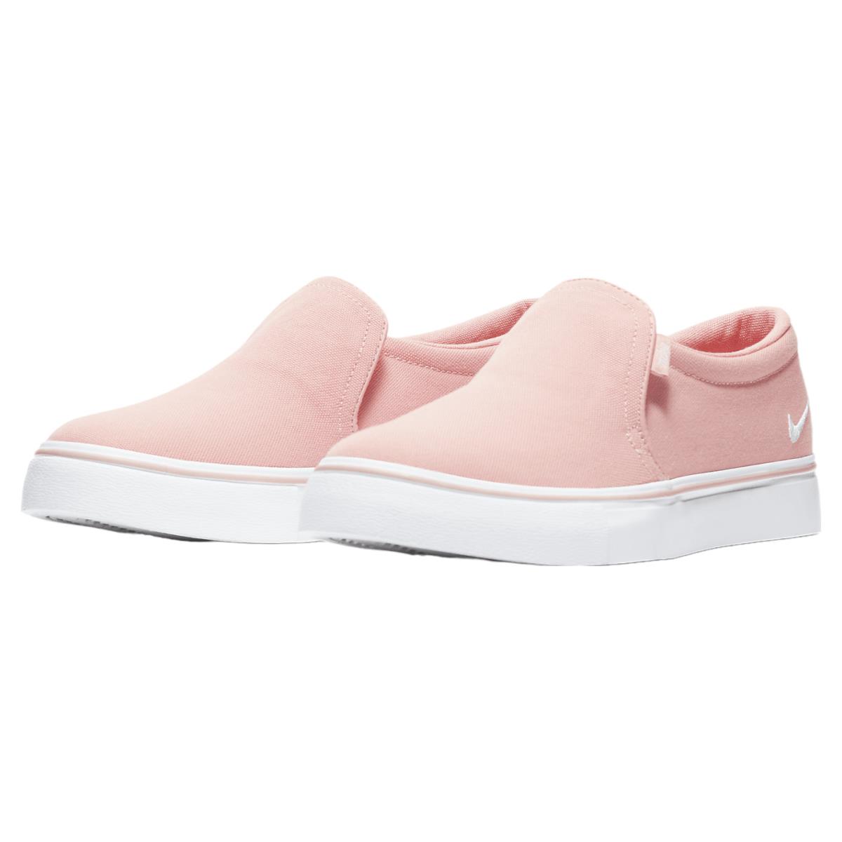 Nike Court Royale AC BQ9138-601 Sneakers Women`s 10 Pink Canvas Slip-on EEE825