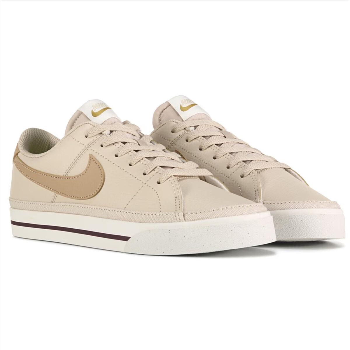 Women`s Nike Court Legacy Next Nature Sneaker DH3161-107 Sand/pink - Sand/Pink