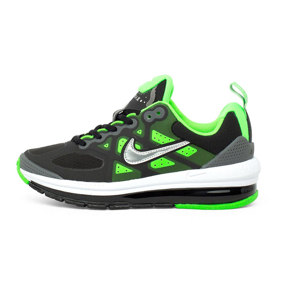 Big Kid`s Nike Air Max Genome Black/chrome-iron Grey CZ4652 006