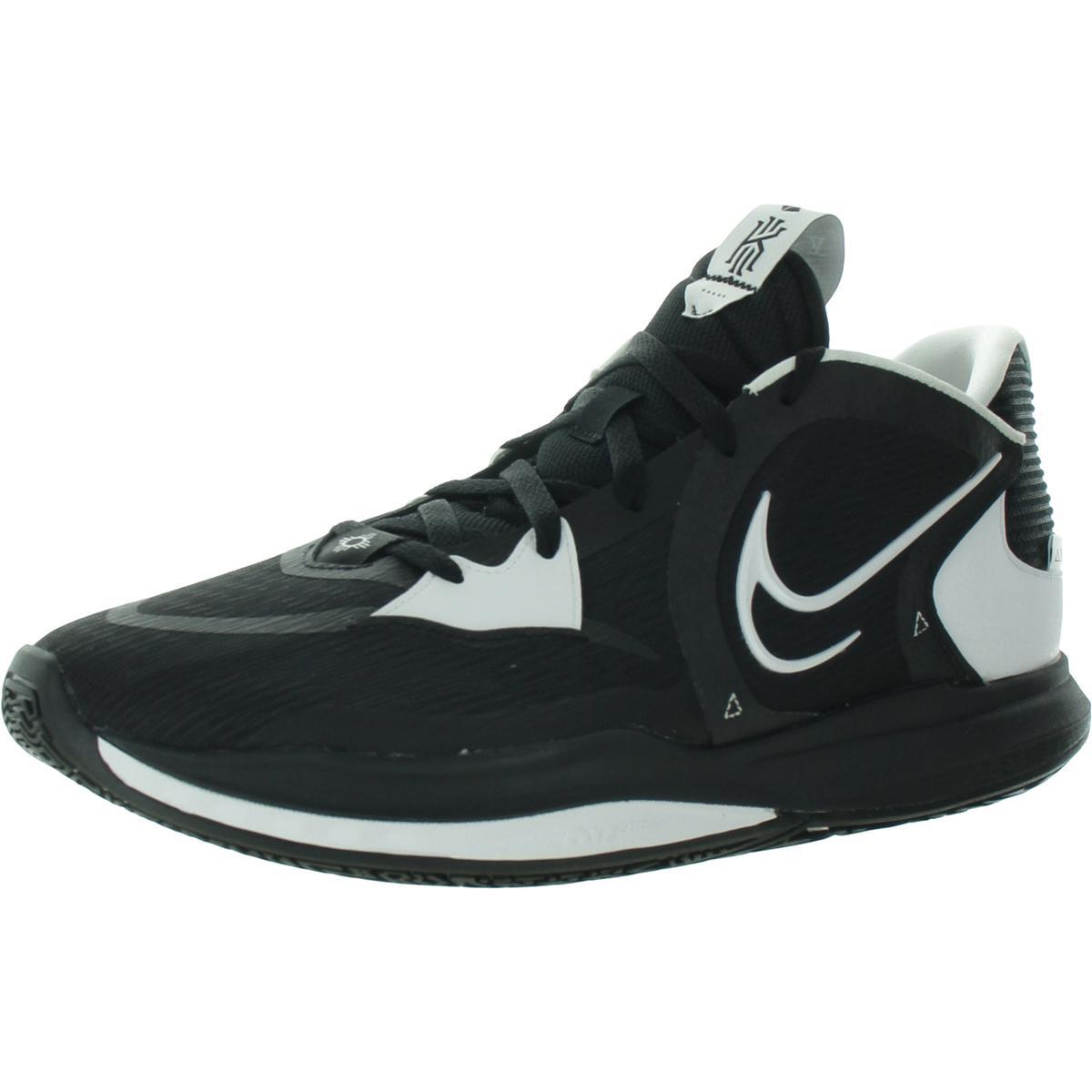 Nike Mens Kyrie Low 5 TB Promo Fitness Sport Basketball Shoes Sneakers Bhfo 8725 - Black/White White