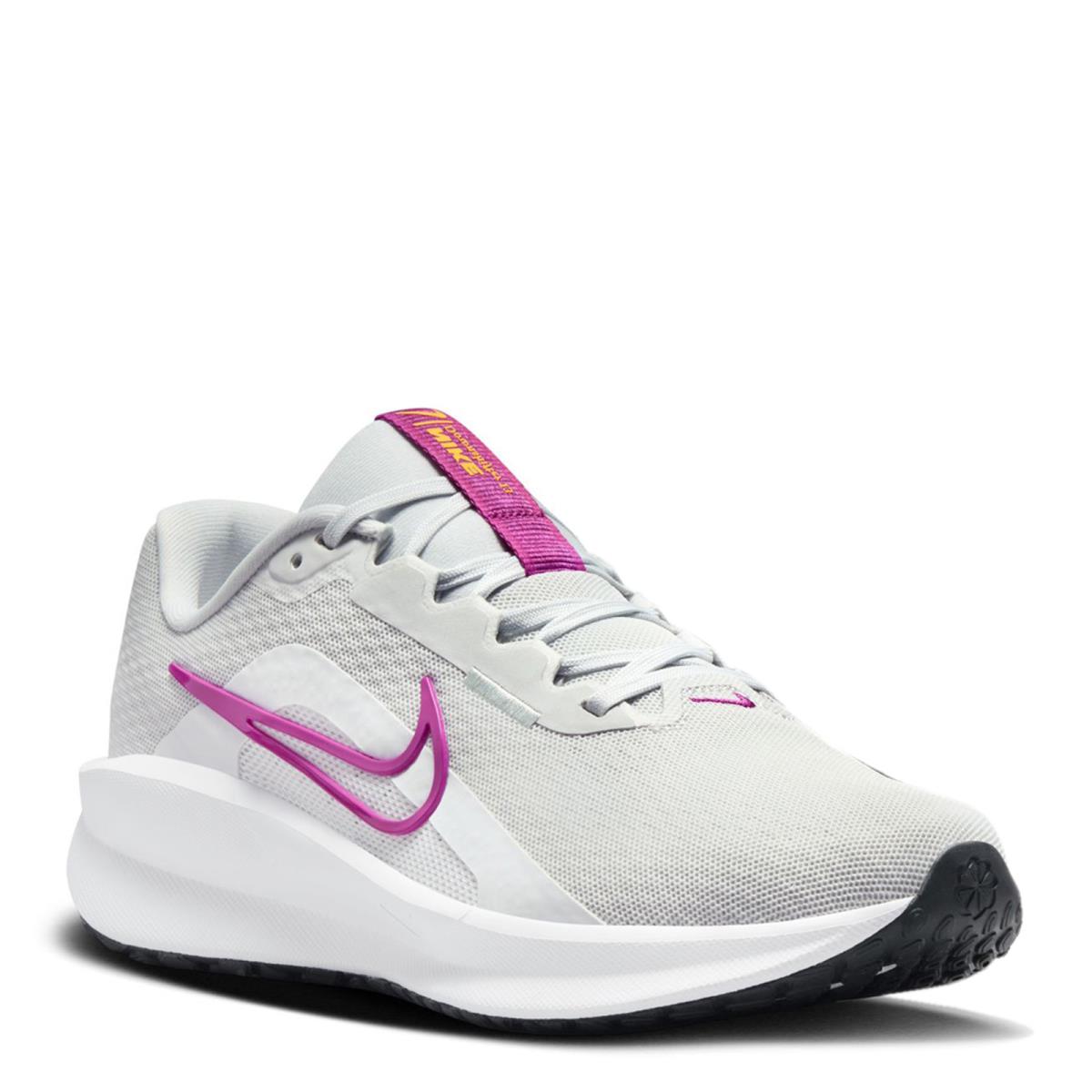 Women`s Nike Downshifter 13 Running Shoe FD6476-009 Grey/purple Mesh - Grey/Purple