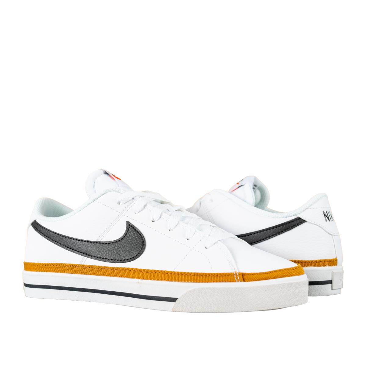 Nike Court Legacy NN Men`s Shoes DH3162-100 White Black Desert Ochre - White/Black-Desert Ochre