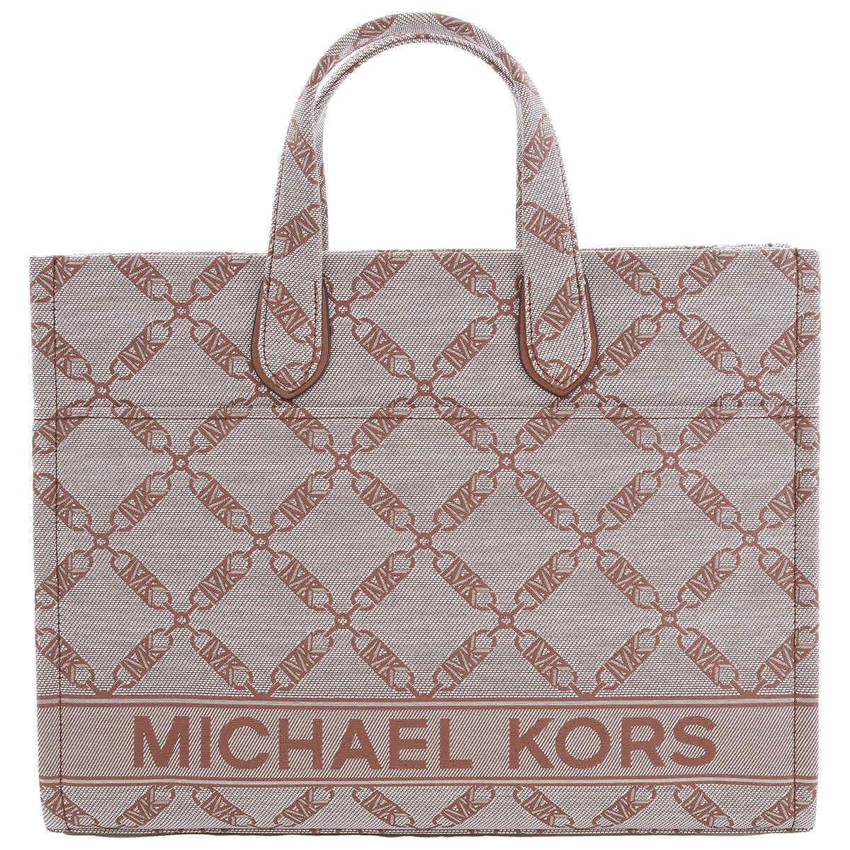 Michael Kors Large Gigi Empire Logo Jacquard Tote Bag 30S3G3GT3J-969