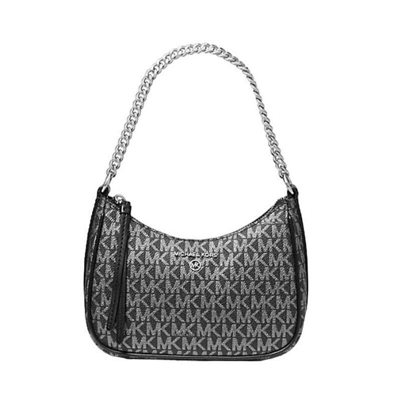 Michael Kors Women`s Jet Set Chain Pouch Leather Bag