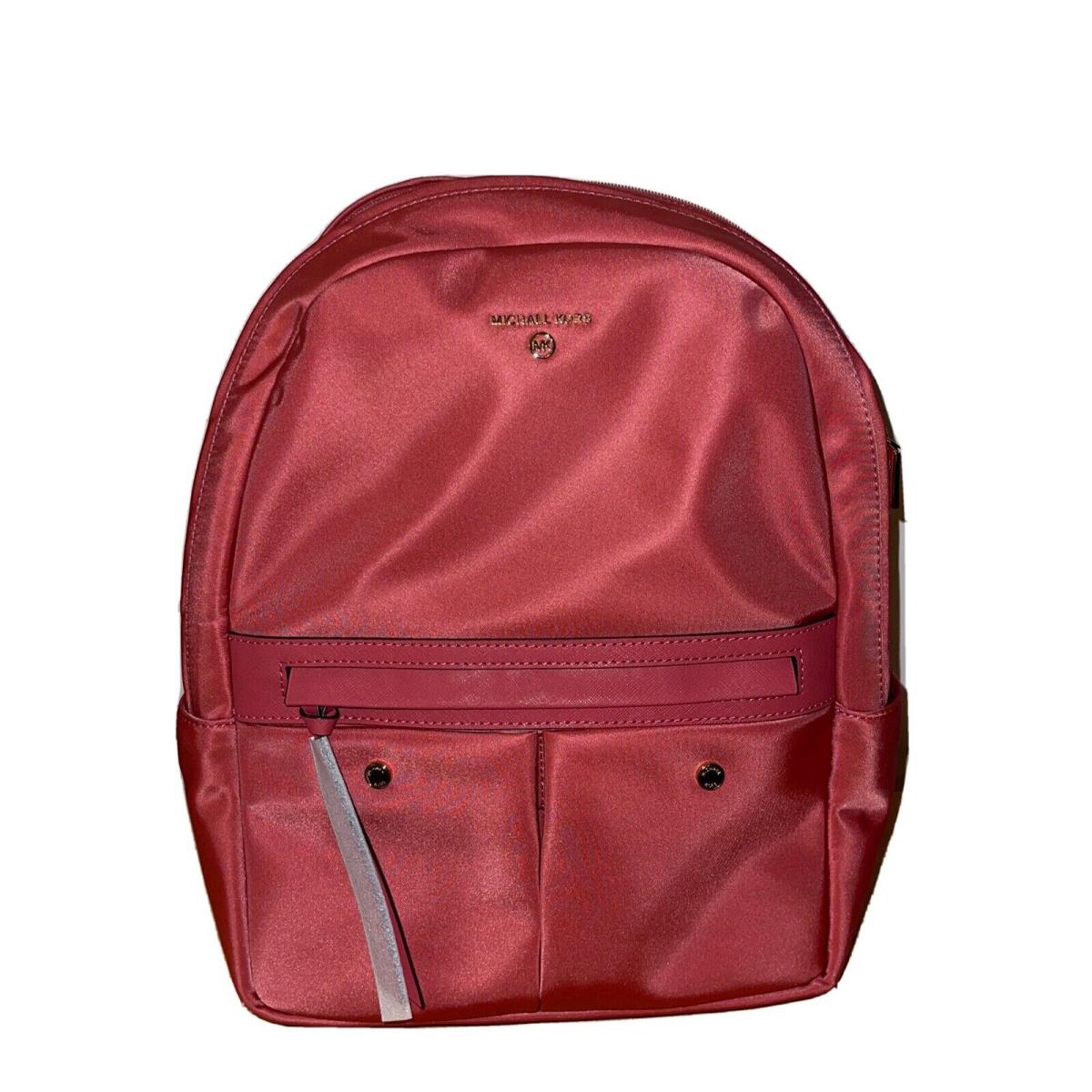 Michael Kors Prescott Nylon Medium Backpack Light Berry Pink Bag