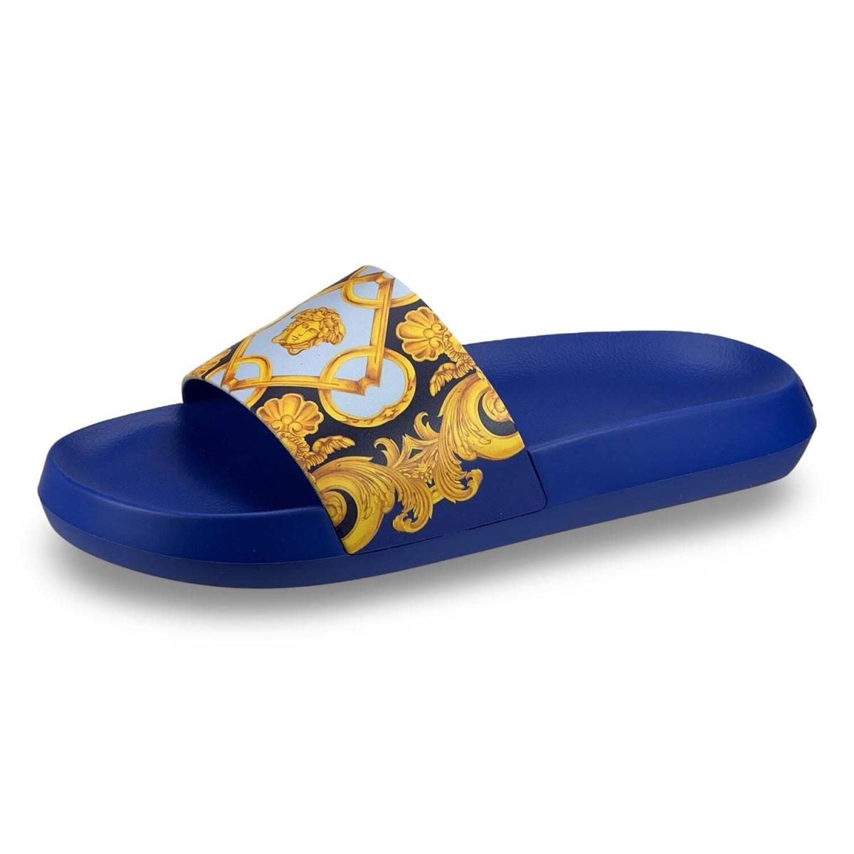 Versace Men`s Shoes Barocco Print Pool Slide