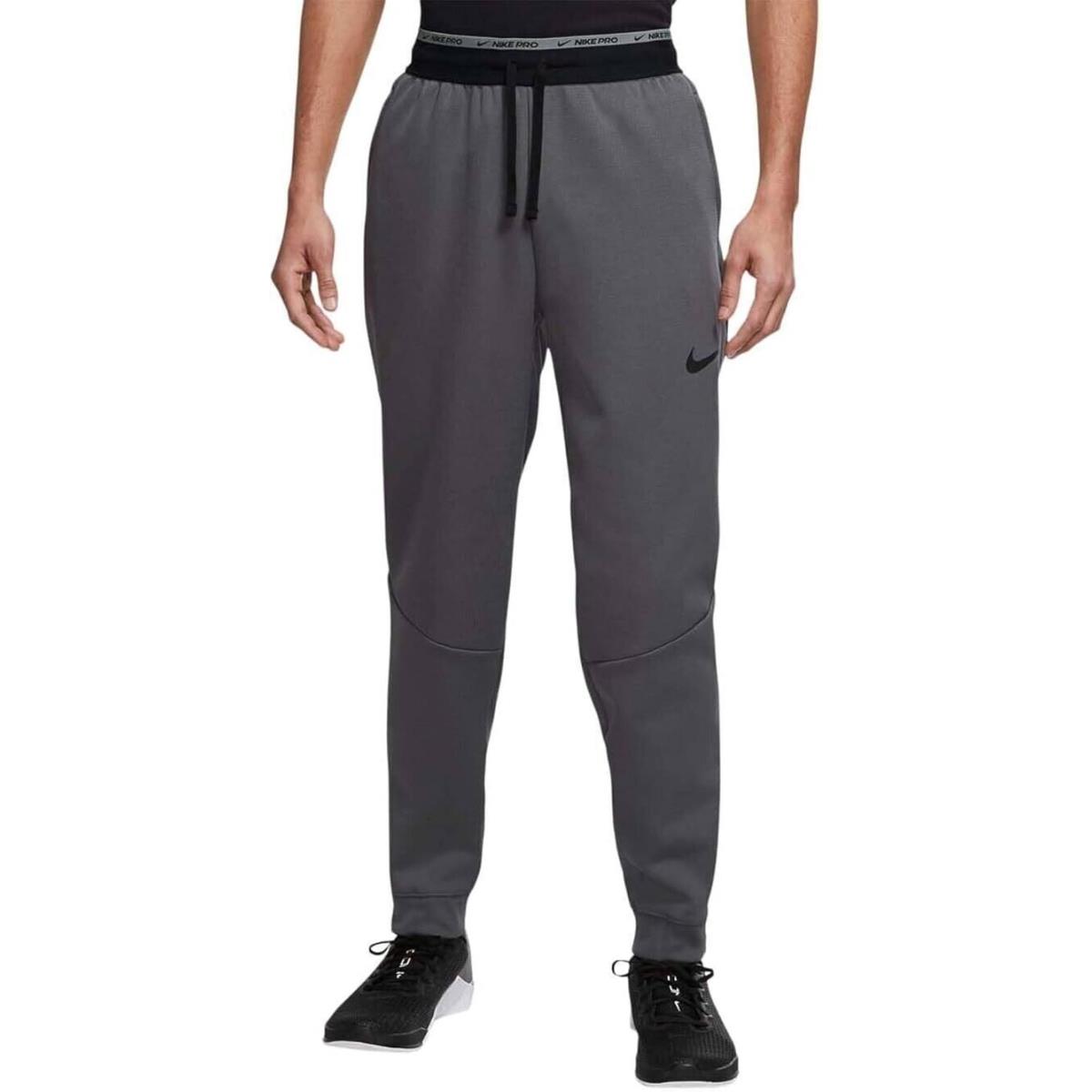 Nike Pro Therma Fit Joggers Pants Iron Grey Mens Size S DD2122-068