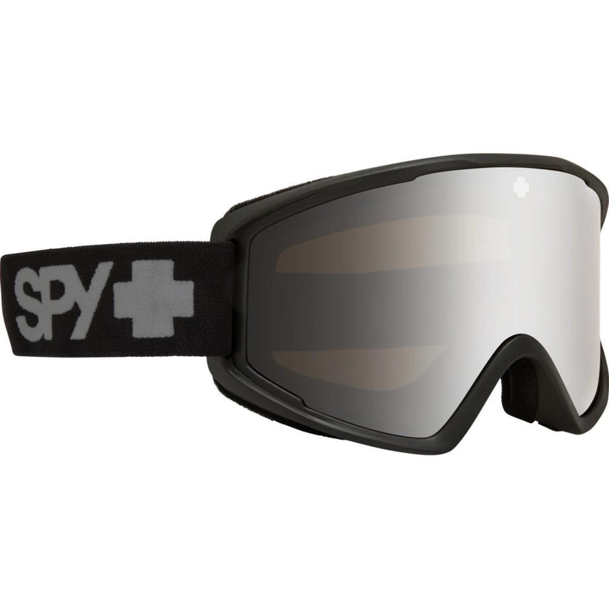 Spy Optic Crusher Elite Goggles Matte Black Bronze Silver Mirror