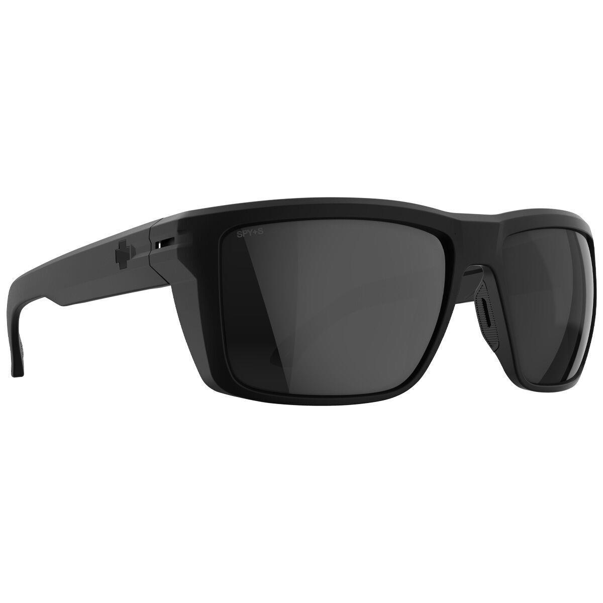 Spy Optics Men`s Polarized Overhaul Xl Soft Matte Black Sunglasses