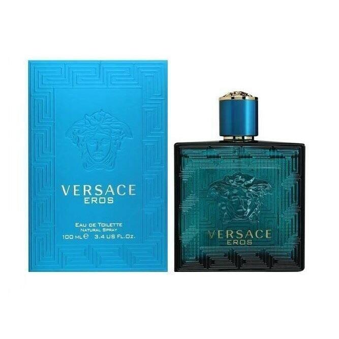 Versace Eros by Versace 3.4 oz Edt Eau de Toilette Spray Mens Cologne 100ml