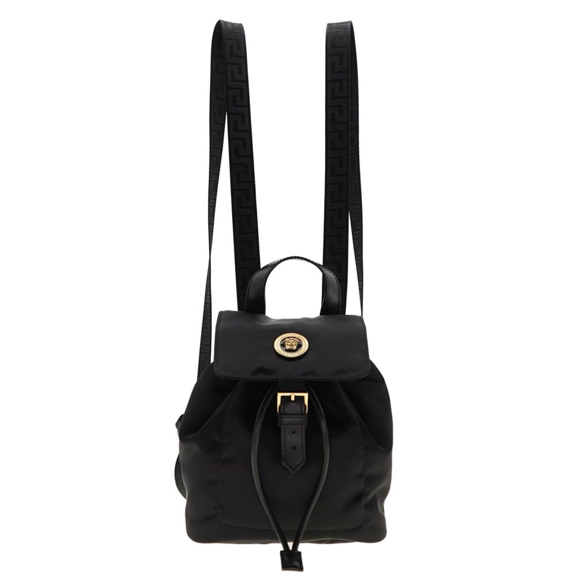 Versace Medusa Mini Backpack Black Nylon