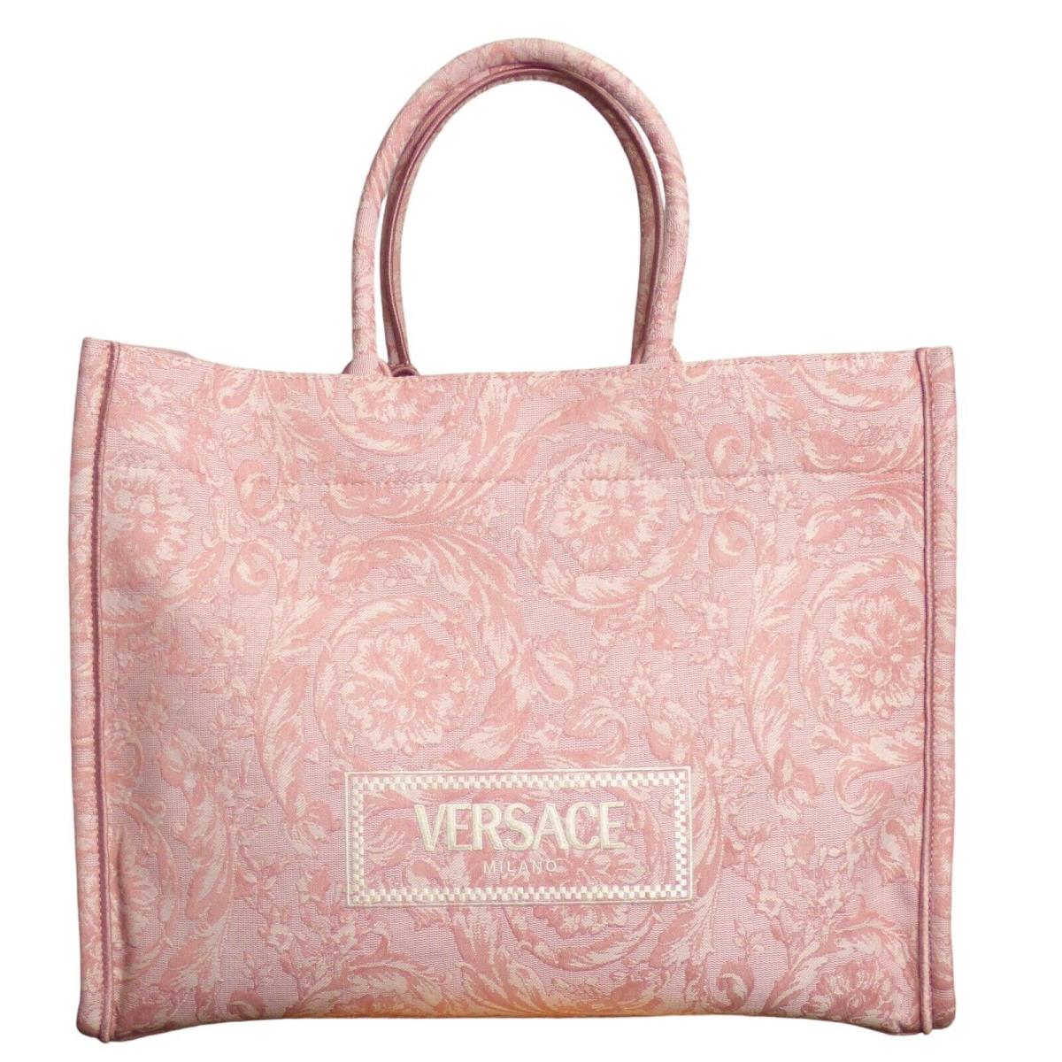 Versace- Pink Barocca Athena Tote