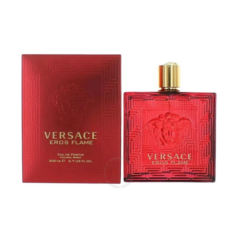 Versace Eros Flame by Versace 6.7 oz / 200 ml Edp Cologne Men - Unsealed Box