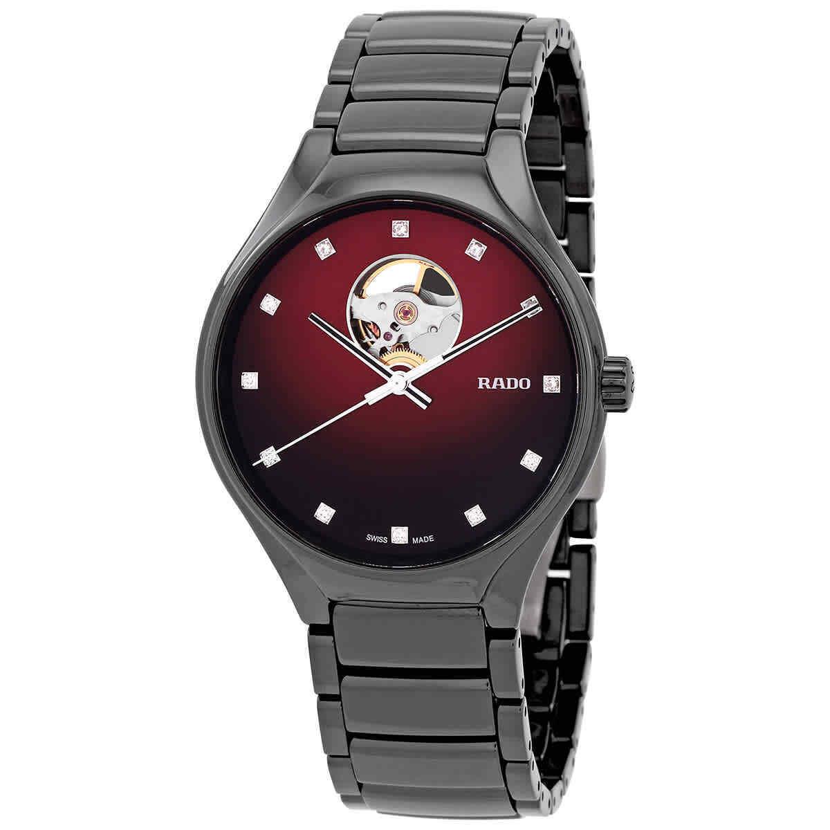 Rado True Secret Automatic Diamond Red Dial Unisex Watch R27107742