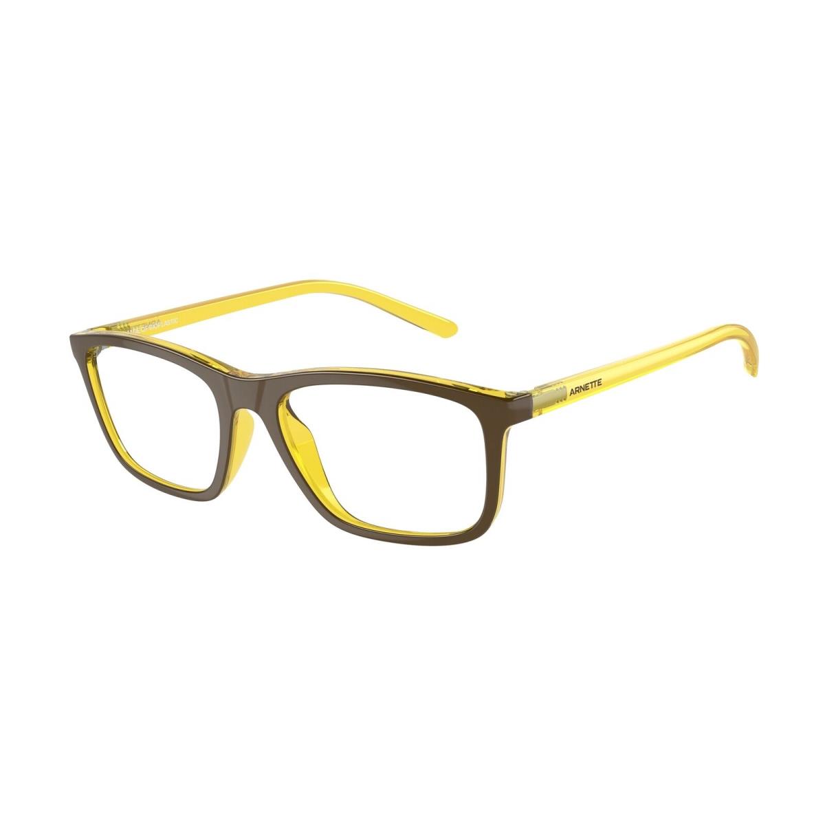 Arnette AN7227 2884 Dorami Brown Yellow Transparent 51 mm Men`s Eyeglasses