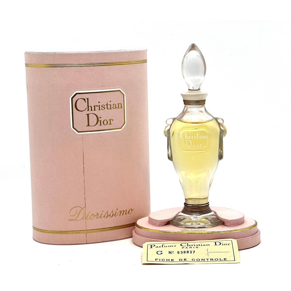 Diorissimo by Christian Dior Parfum Dub on 1 oz 1950s Baccarat Crystal Vintage