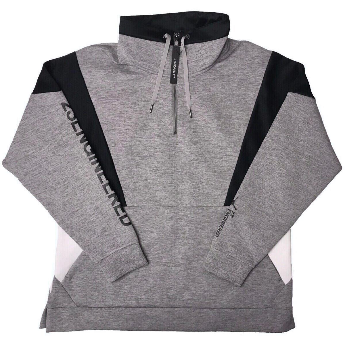 Jordan 23 Engineered Flight Tech 1/4 Zip Sweatshirt AO0408-091 Grey Men`s 2XL