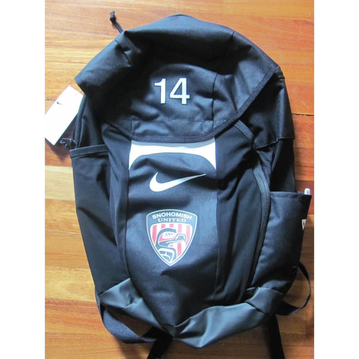 Snohomish United 14 Washington Nike Academy Club Team Backpack Black Futbol