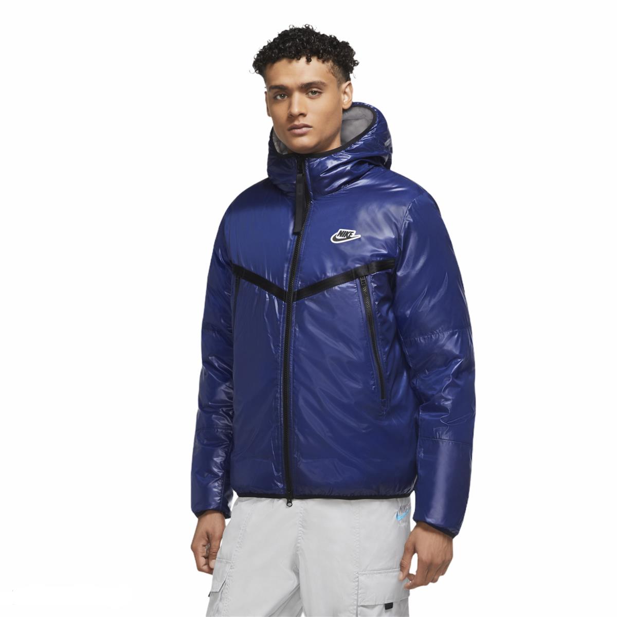 Nike Sportswear Windrunner Repel Jacket Blue CZ1508-492 Men`s 2XL