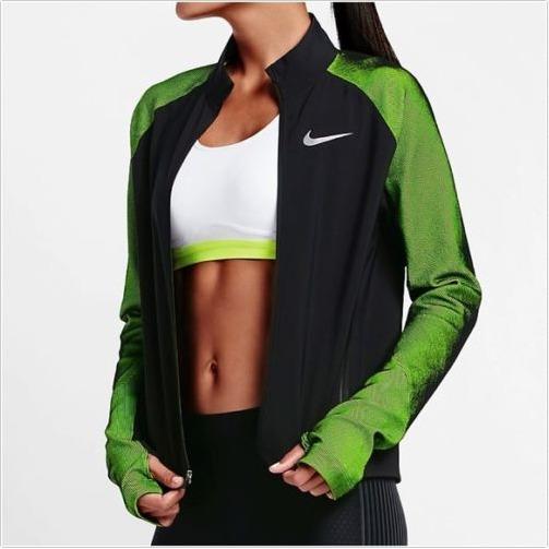 Nike Flex Wind/rain Reflective Athletic Running Jacket 822552 Black XS