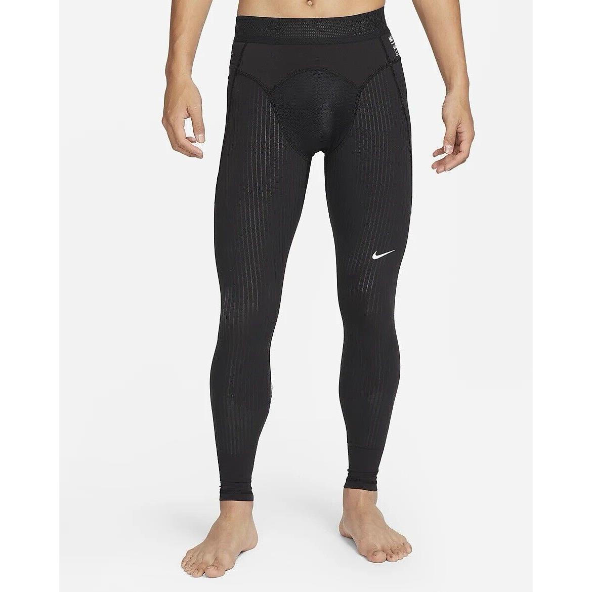 Nike Dri-fit Adv Aps Recovery Black Leggings Size Small Axis Performance