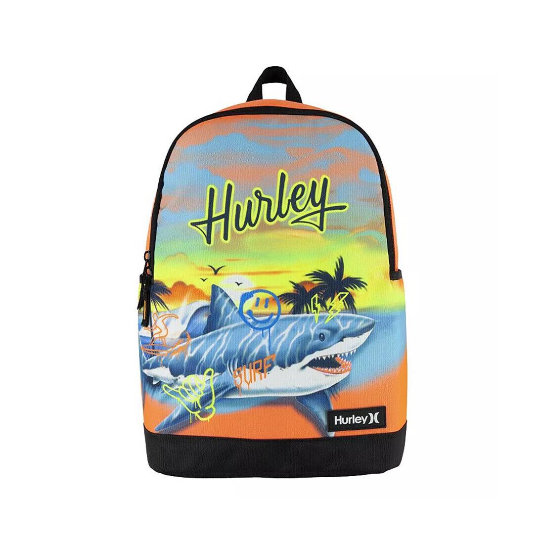 Nike Hurley Smiley Unisex Backpacks Size OS Color: Blue/pink/black