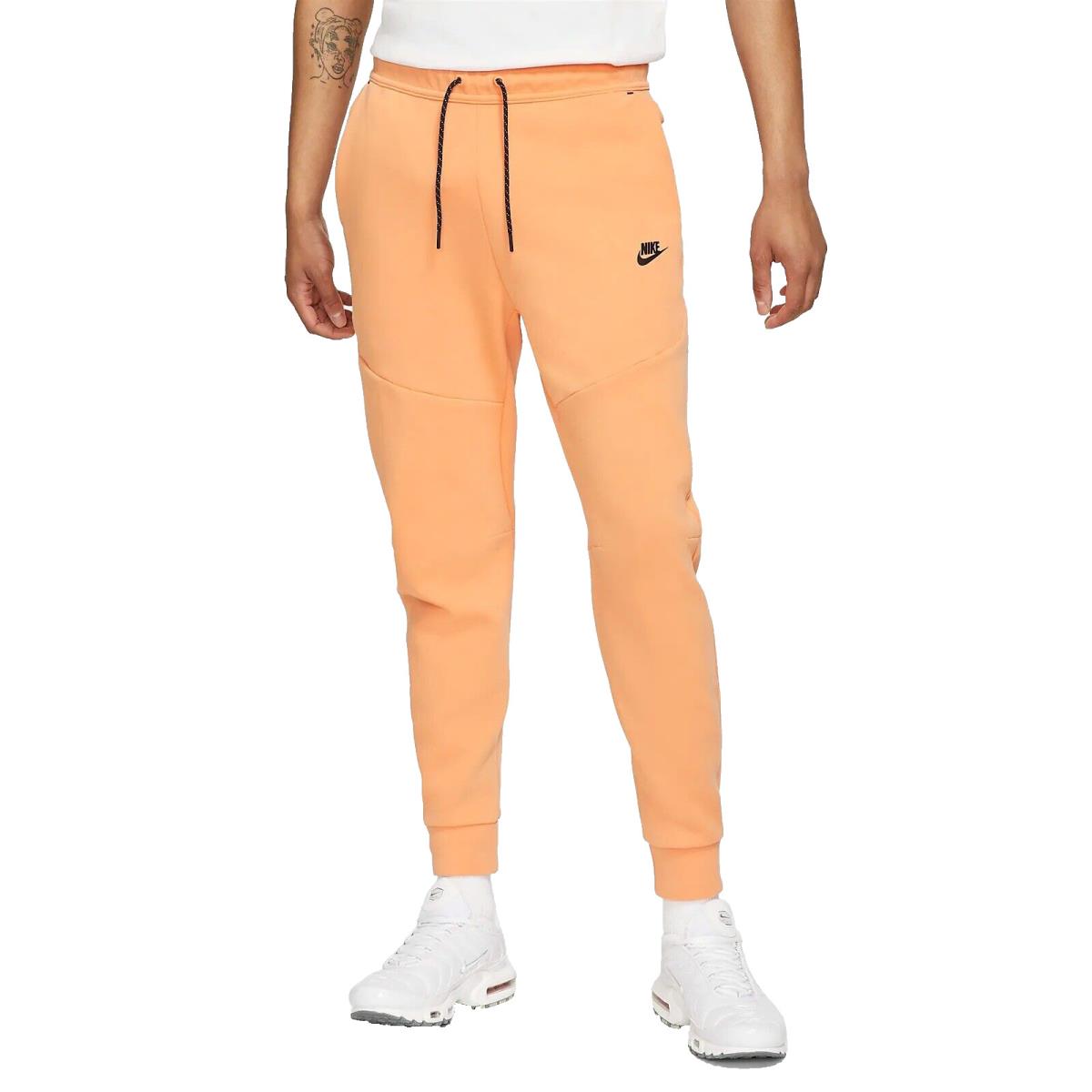 Nike Tech Fleece Washed Jogger Pants CZ9918-835 Faded Orange Men s Small S