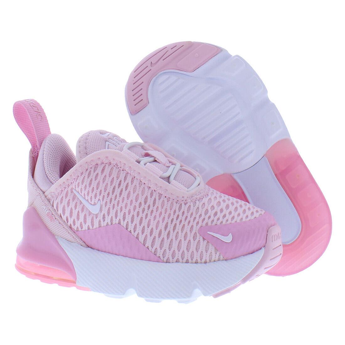 Nike Air Max 270 BT Infant/toddler Shoes Size 4 Color: Pink/white - Pink/White, Main: Pink