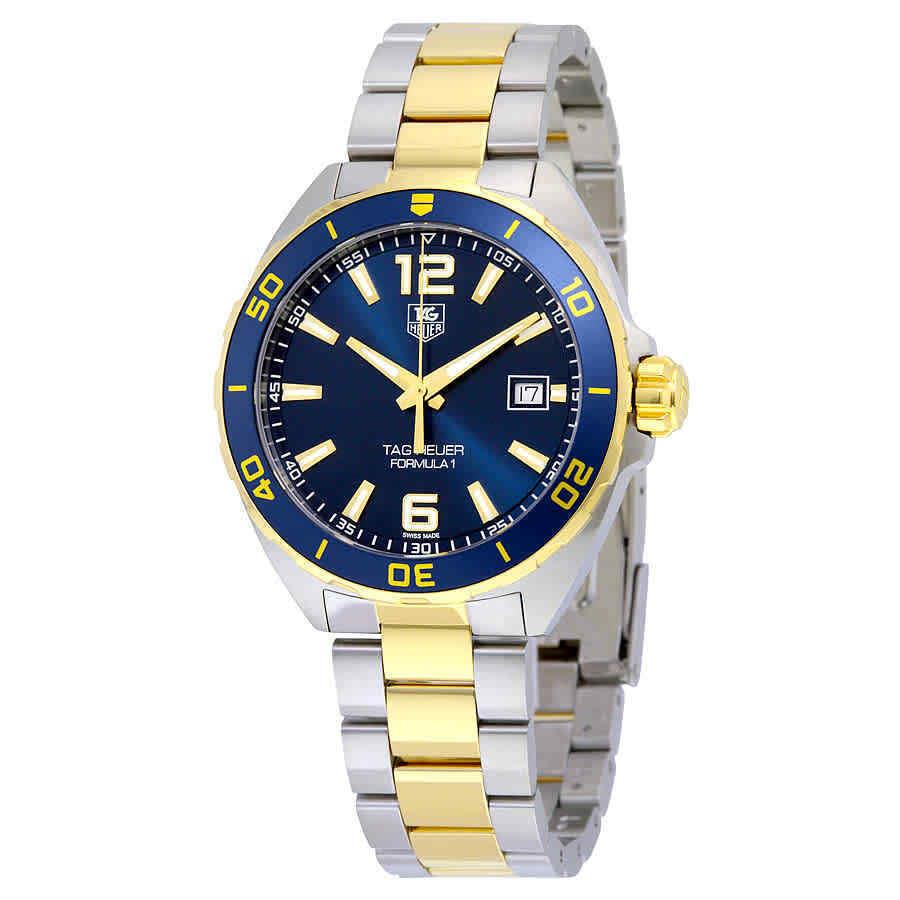 Tag Heuer Formula 1 Navy Blue Dial Two-tone Men`s Watch WAZ1120.BB0879