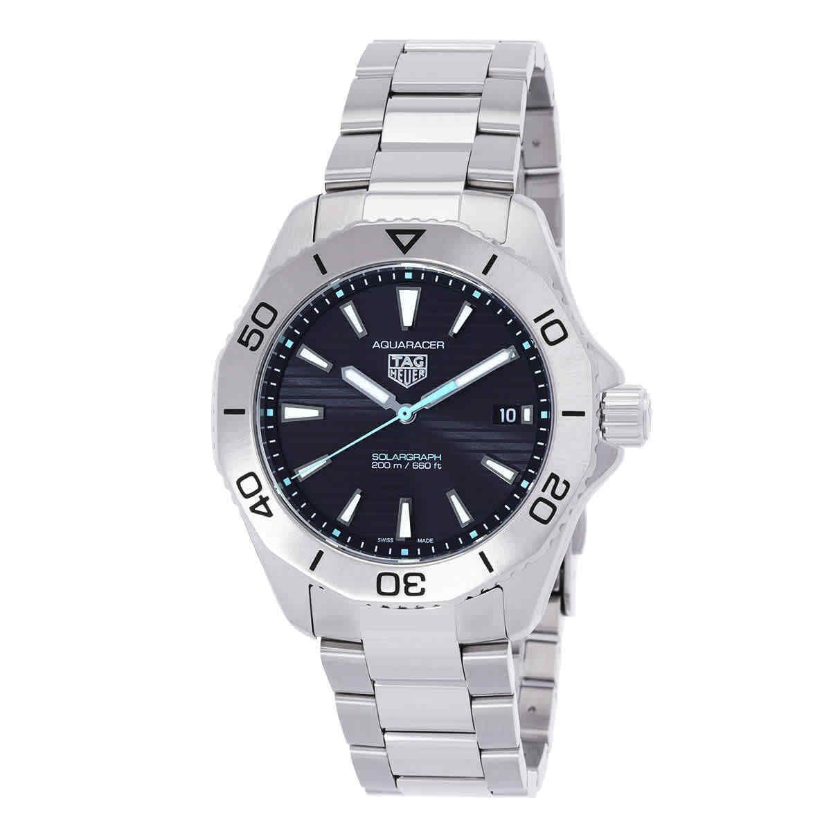 Tag Heuer Aquaracer Solargraph Black Dial Men`s Watch WBP1114.BA0000