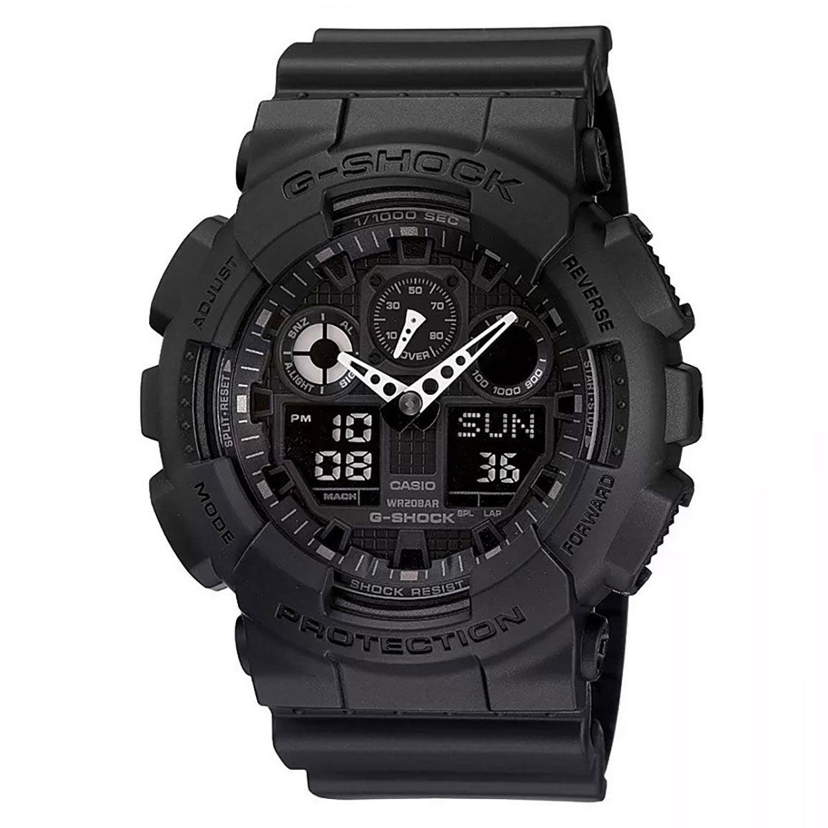 G-shock By Casio Men`s Analog-digital GA100-1A1 Automatic-self-wind Res