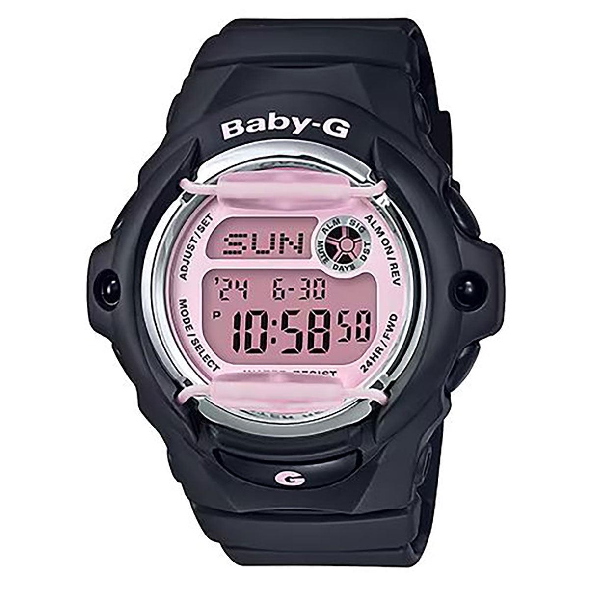 G-shock by Casio Baby-g Women`s BG169M-1 Digital Watch Black/pink