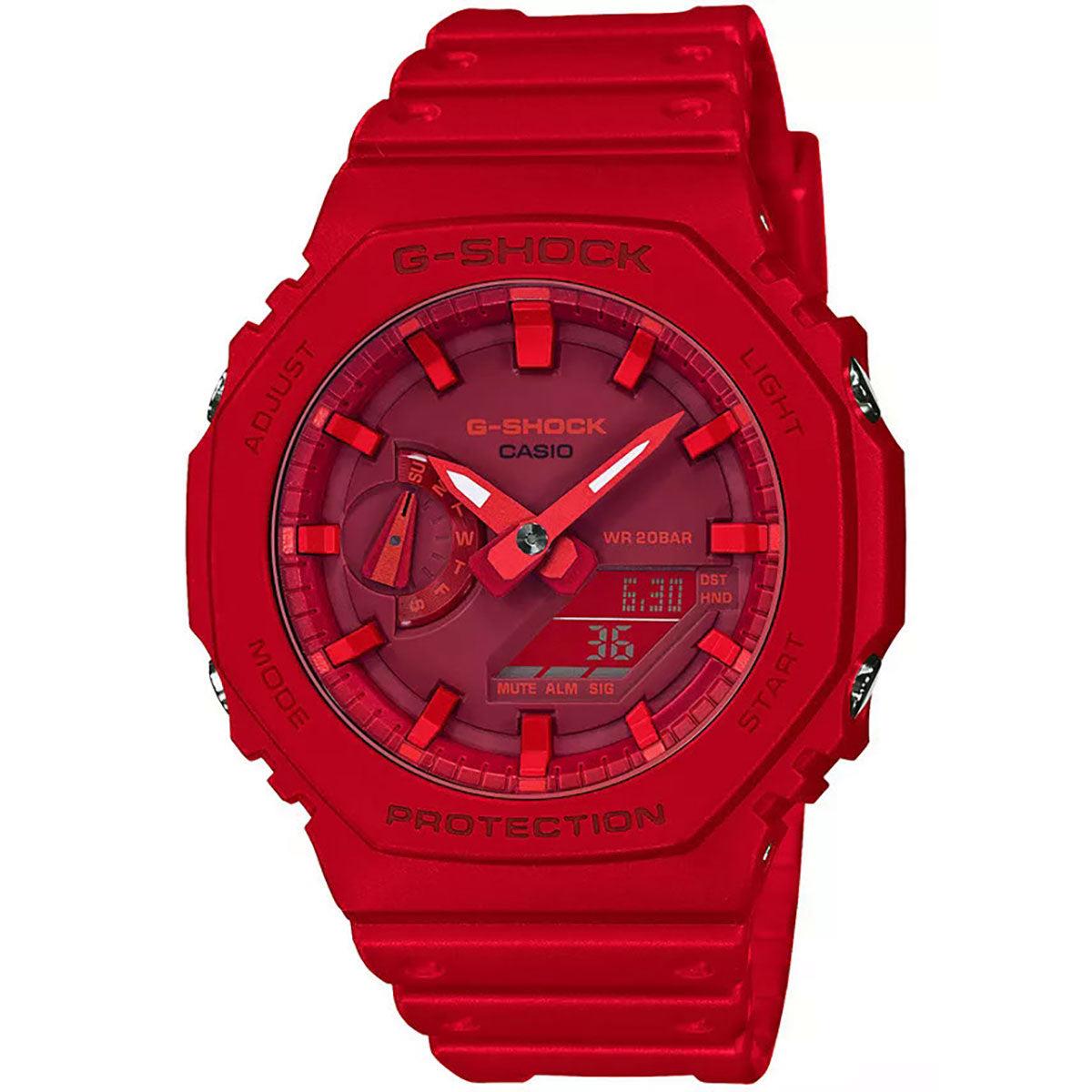 G-shock By Casio Men`s Analog-digital GA-2100-4A Watch Red