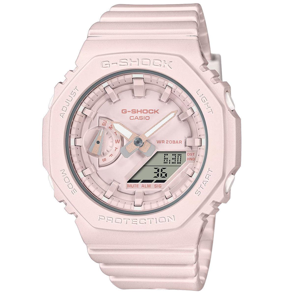 G-shock By Casio Women`s GMAS2100BA4A Beige Analog-digital Watch Pink