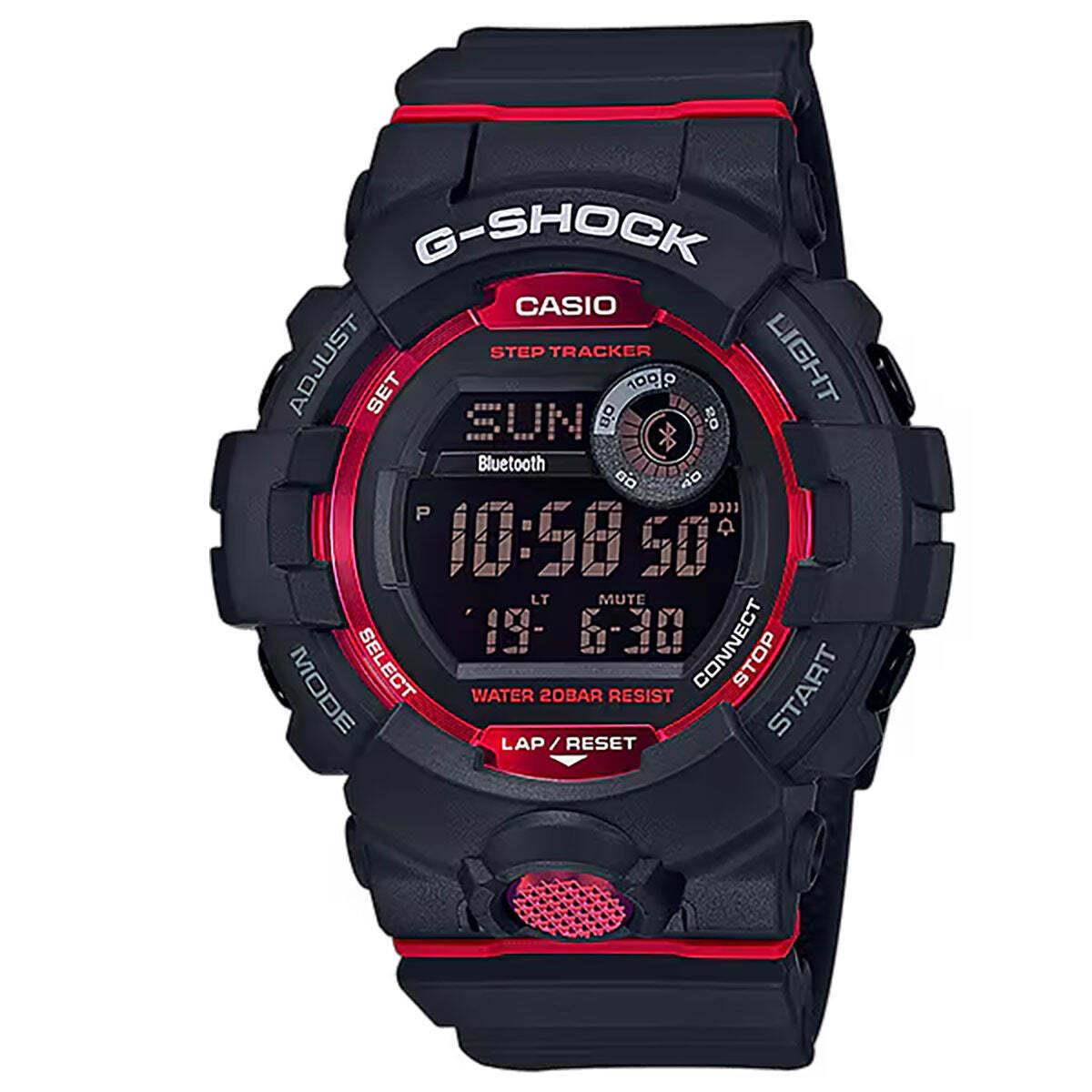 G-shock By Casio Men`s Digital GBD800-1 Japan-automatic Resin Watch Black/red